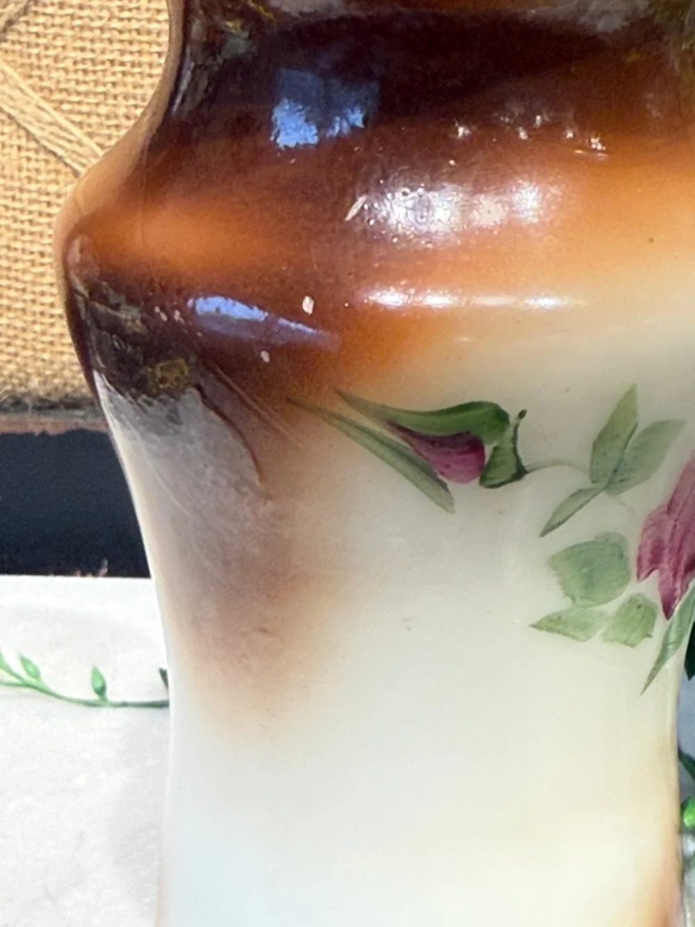Vintage Hand Painted Vase - Picture 9 of 10